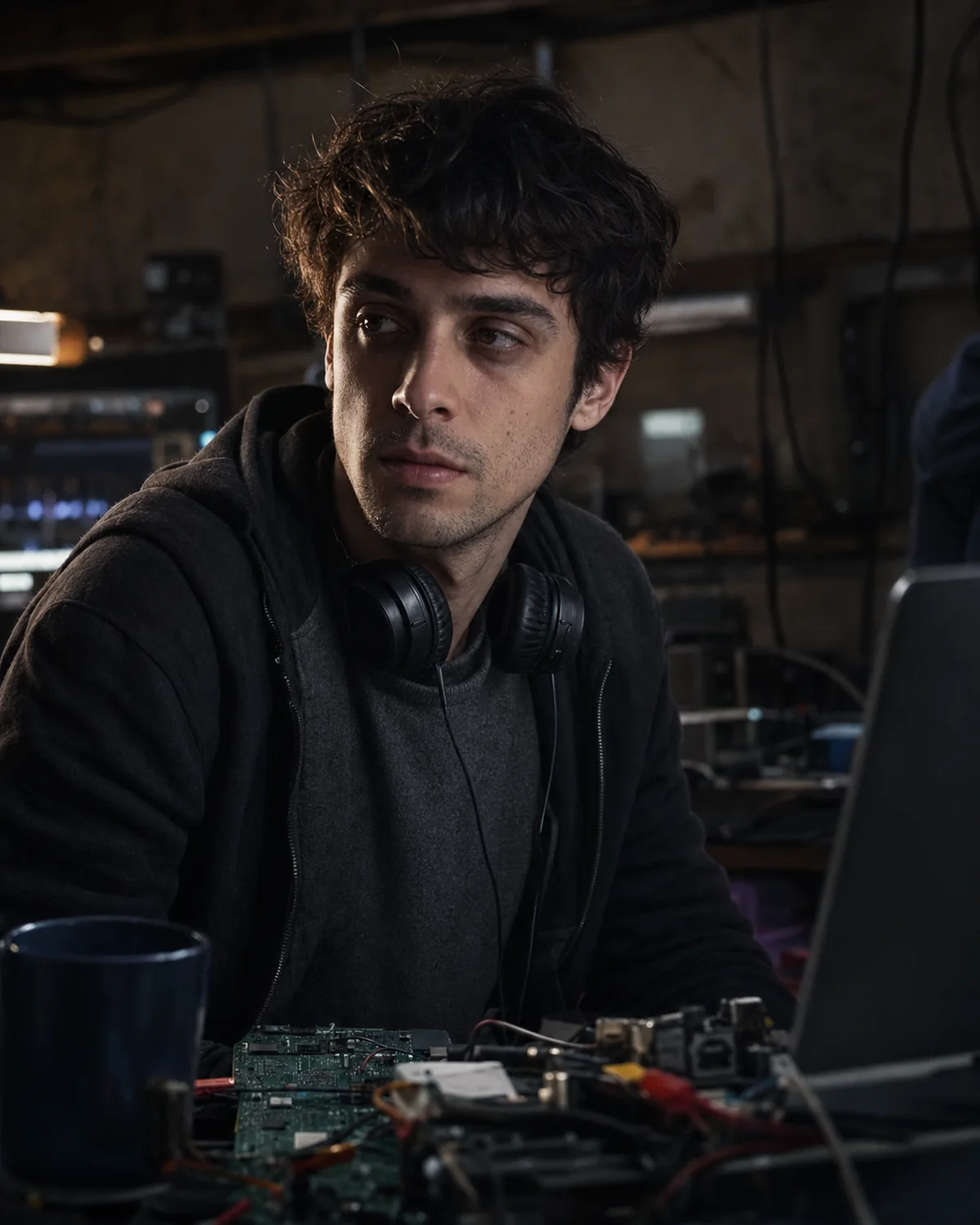 Retrato conceptual de Tomás Wieler.